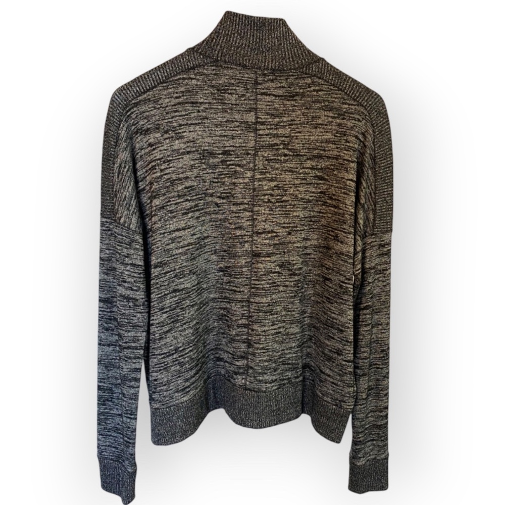 Rag & Bone Avryl Marled Mockneck Sweater Size Small Black Gray - Picture 4 of 7